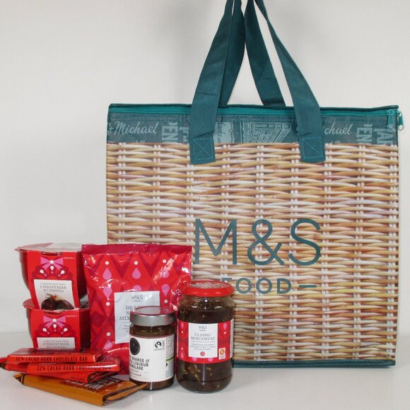 LARGE INSULATED M & S FOOD COOLER BAG - Picture 3 of 16